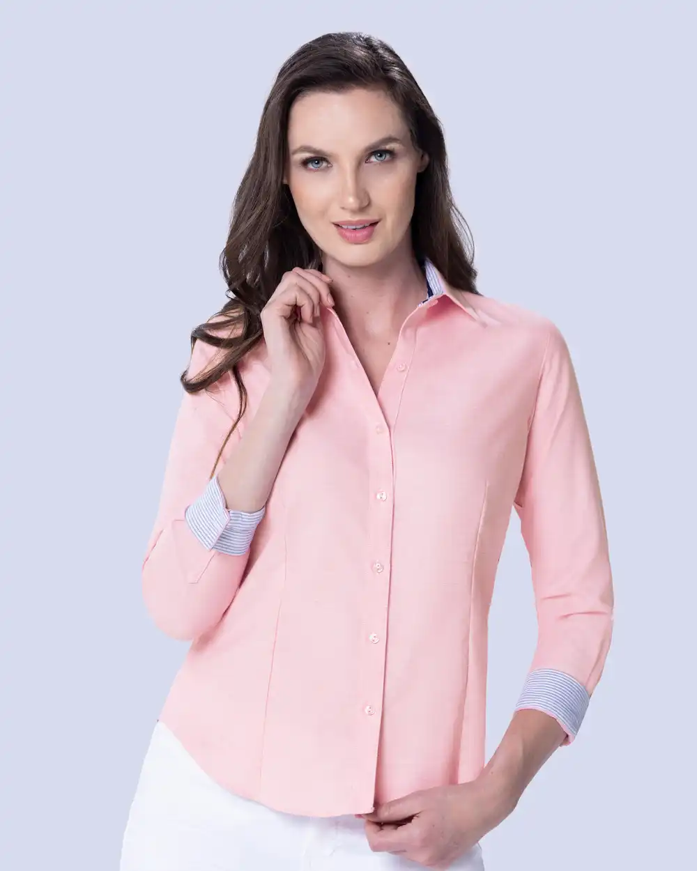 Blusas Oxford Rosada