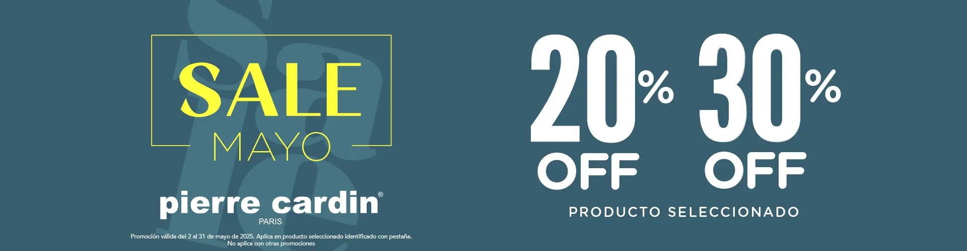20% y 30% OFF