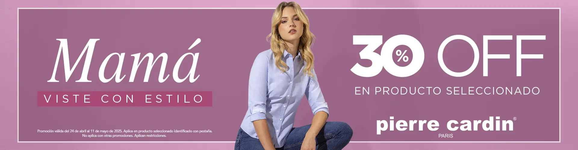 30% off dama seleccionado