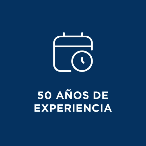 50 años de experiencia 
